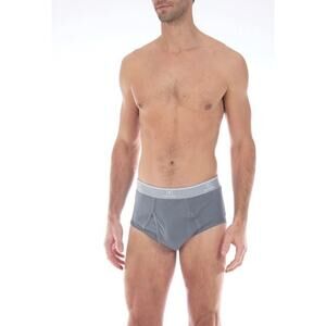 NEW George Mens 6 Pack Briefs Underwear Size 3XL 48-50 Moisture Wicking Tag Free